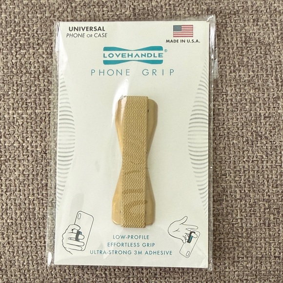LoveHandle Gold Phone Grip - Picture 1 of 4